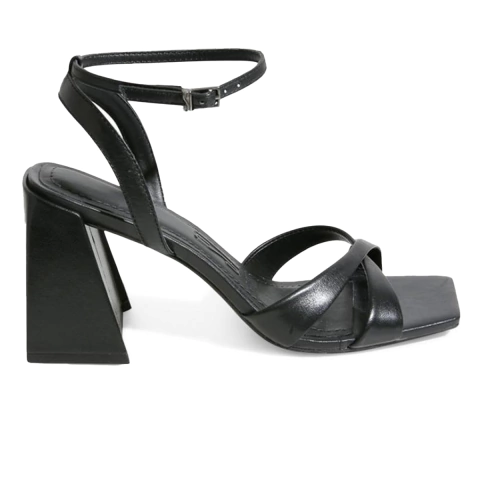 Sandália Santa Lolla Couro Pelica Soft Tiras Cruzadas