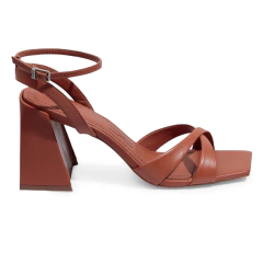 Sandália Santa Lolla Couro Pelica Soft Tiras Cruzadas - WN Shoes