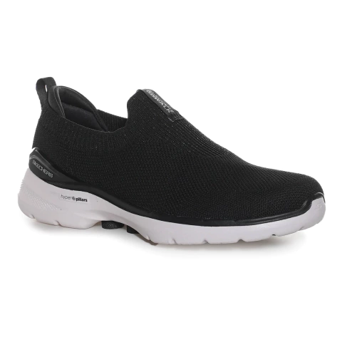 Tênis Skechers Esportivo Go Walk 6 Vibrant Smile Preto/Branco