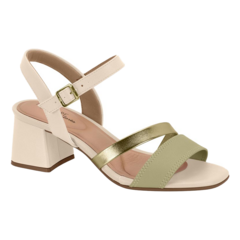 Sandália Modare Ultraconforto Salto Bloco Com Fivela - WN Shoes