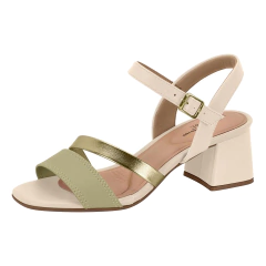 Sandália Modare Ultraconforto Salto Bloco Com Fivela - loja online
