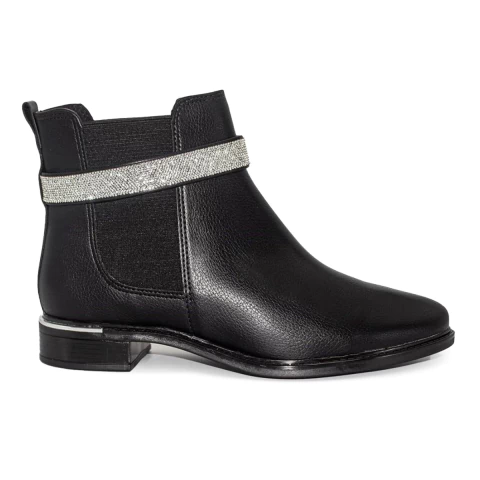Bota Vizzano Cano Curto Napa Zurique Tira Strass - comprar online