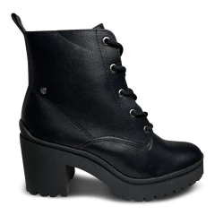 Coturno Ramarim Tratorado Salto Bloco Médio Com Cadarço - comprar online