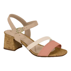 Sandália Modare Ultraconforto Salto Bloco Com Fivela - comprar online