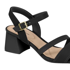 Sandália Modare Ultraconforto Salto Bloco Com Fivela - comprar online
