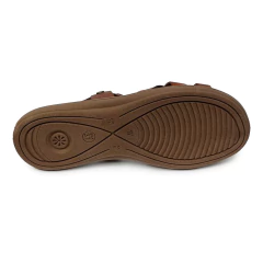 Sandália New Face Couro Multi Tiras Com Elástico - loja online