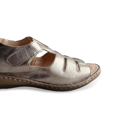 Sandália Opananken Conforto Antistress Alexxa Couro Enjoy - WN Shoes