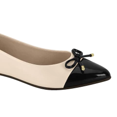 Sapatilha Beira Rio Bico Fino Envernizado Com Lacinho - loja online