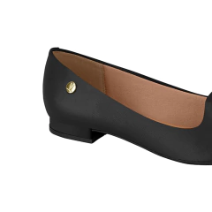 Sapatilha Vizzano Bico Fino Salto Baixo Com Recorte - WN Shoes