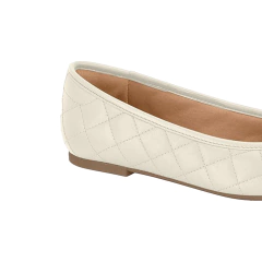 Sapatilha Vizzano Tecido/Matelassê Bico Redondo Com Lacinho - WN Shoes