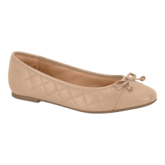 Sapatilha Vizzano Tecido/Matelassê Bico Redondo Com Lacinho - loja online