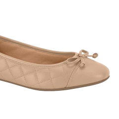 Sapatilha Vizzano Tecido/Matelassê Bico Redondo Com Lacinho