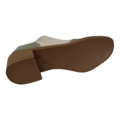 Imagem do Sapato Peace Elástico Salto Bloco Bico Arredondado