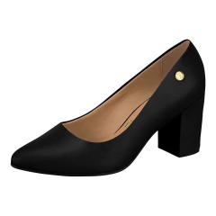 Sapato Scarpin Vizzano Salto Bloco Bico Fino na internet