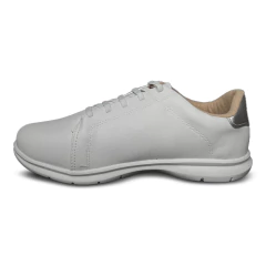 Tênis Modare Ultraconforto Branco/Prata Slip-On Cadarços Elásticos - comprar online