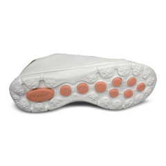 Tênis Modare Ultraconforto Branco/Prata Slip-On Cadarços Elásticos - loja online