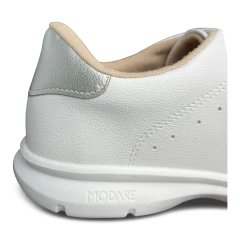 Tênis Modare Ultraconforto Branco/Prata Slip-On Cadarços Elásticos na internet