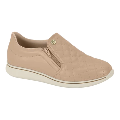 Tênis Modare Ultraconforto Slip-On Padrão Matelassê Com Zíper Lateral - comprar online
