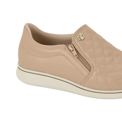 Tênis Modare Ultraconforto Slip-On Padrão Matelassê Com Zíper Lateral - loja online