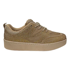 Tênis Ramarim Casual Aplique Pedrinhas Com Cadarço