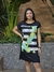 Vestido Duo Viscolycra com Viscose Estampada 21083 Preto