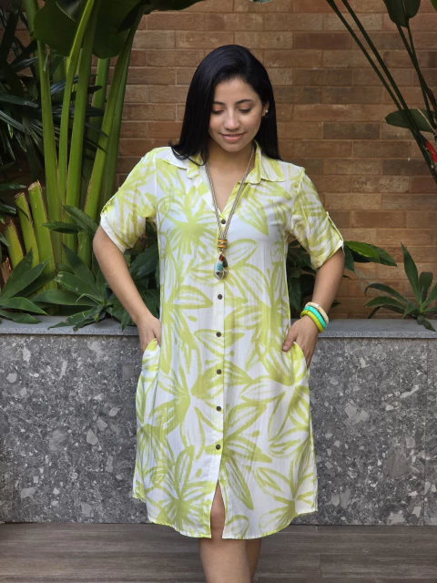 Chemise Fabi 21107 Manga Alheta Estampado A
