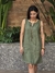 Vestido Linho Bolso Frente 20686 Liso Verde na internet