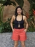 Short de Linho com Viscose 20816 - Liso Telha