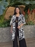 kimono de viscose Estampado Comprido 21091 Tamanho Único - comprar online