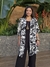 kimono de viscose Estampado Comprido 21091 Tamanho Único
