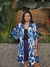 kimono de viscose Estampado Comprido 21091 Tamanho Único