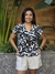 Blusa Cadarço MM Estampada 21137 - comprar online