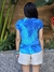 Blusa Cadarço MM Estampada com fio de lurex 21137 na internet