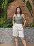 Bermuda de Linho com Viscose 21037- Lisa Marfim
