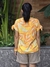 Blusa Decote V Laço Manga 21117 - Estampada na internet