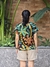 Blusa Decote V Laço Manga 21117 - Estampada na internet