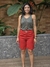 Bermuda de Linho com Viscose 21037- Lisa Terra Cota - comprar online