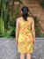 Vestido Aline curto alça passador estampado 20954 - loja online