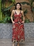vestido Fabi decote puxador lastex costa 21164 Estampado A - comprar online