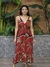 vestido Fabi decote puxador lastex costa 21164 Estampado A - loja online