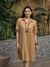 Chemise Fabi Manga Alheta linho com Viscose 21113 Caramelo na internet