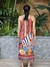 Vestido EL fenda lateral 21147 Estampado B - loja online