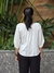 Blusa MM Manga Alheta 21093 Lisa Branca - loja online