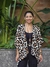 Kimono Curto Estampado A 20984 Tamanho Único Animal Print - Território Carioca