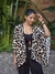 Kimono Curto Estampado A 20984 Tamanho Único Animal Print na internet