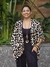 Kimono Curto Estampado A 20984 Tamanho Único Animal Print - comprar online