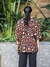 Kimono Curto Estampado B 20984 Tamanho Único Animal Print - loja online