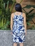 Vestido Aline curto alça passador 21166 estampado E - loja online