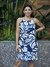 Vestido Aline curto alça passador 21166 estampado E - Território Carioca