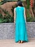 Vestido 20957 viscose Eliane Liso Verde piscina na internet
